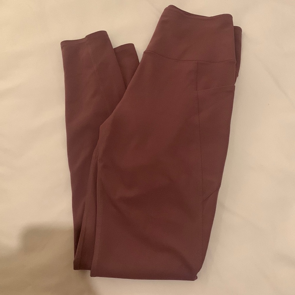 NWT Uniqlo Airism Pocket Leggings - Rosy Mauve